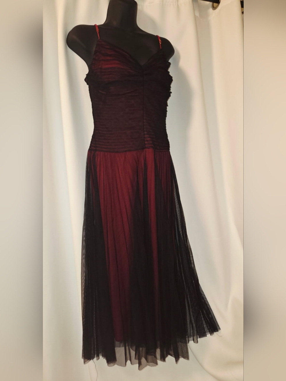 VTG 90s Betsey Johnson "Vampire" Dress - Black Label - Made In USA - Size 10